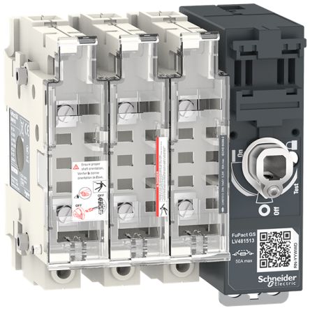 Schneider Electric Fuse Switch Disconnector, 3-Pole, 100 kA, 32A