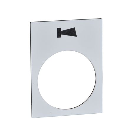 Schneider Electric White Plastic XACB Control Station Enclosure - 1 Hole 22 mm Diameter
