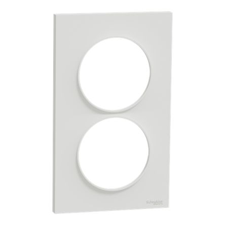 Schneider Electric White 2 Gang Cover Plate