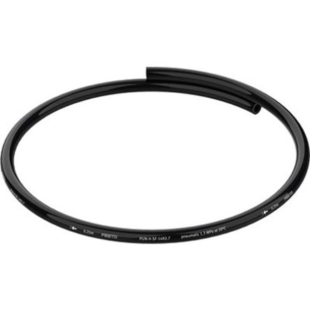 Festo Thermoplastic Elastomer, Hose Pipe, 8.6 mm ID, 14 mm OD, Black