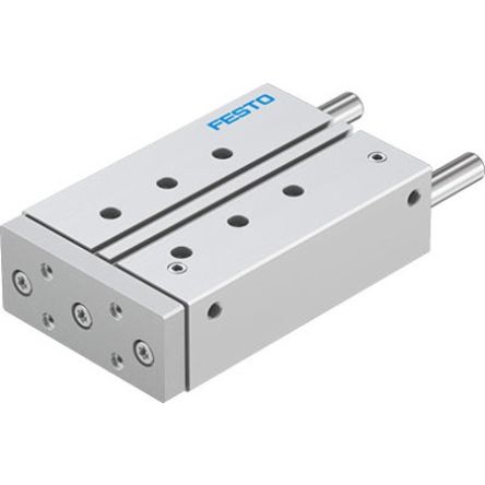 Festo Pneumatic Guided Cylinder - DFM-40-125-P-A-KF-F1A 40 mm Bore, DFM Series, 125 mm Double Acting Acting
