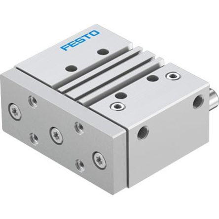 Festo Pneumatic Guided Cylinder - DFM-50-50-P-A-KF-F1A 50 mm Bore, DFM Series, 50 mm Double Acting Acting