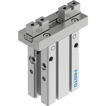 Festo 2 Finger Double Acting Action Pneumatic Gripper, DHPC-L-20-A-NO-S-2, Parallel Gripping Type