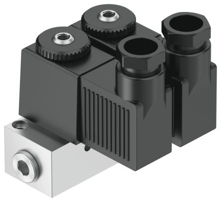 Festo Solenoid Valve - Monostable, 2 x 3/2-Way, Closed Electric M BMFH-2-3-M5  Series 24V