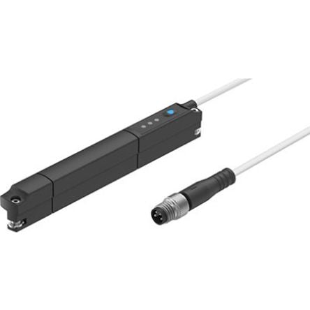 Festo Pneumatic Cylinder Sensor, IP65, IP68 30V dc, SDAT LED Indicator, SDAT-MHS-M100-1L-SV-E-0.3-M8