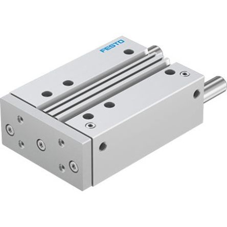 Festo Pneumatic Guided Cylinder - DFM-63-160-P-A-GF-F1A 63 mm Bore, DFM Series, 160 mm Double Acting Acting