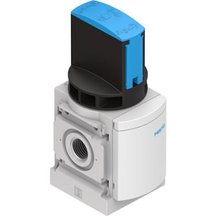 Festo MS6 Filter Regulator, 10 bar, MS6-EM1FR-1/2-D6-E-P-M-AG-BAR-WPE-B