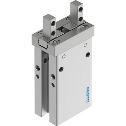 Festo 2 Finger Double Acting Action Pneumatic Gripper, DHPC-10-A-NO-S-1, Parallel Gripping Type
