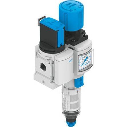 Festo MS4 Filter Regulator, 10 bar, MS4-EM1FR-1/4-D6-C-P-VC-AG-BAR-WPE-B