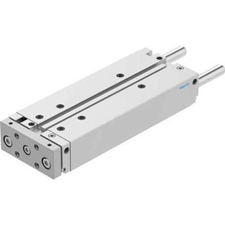 Festo Pneumatic Guided Cylinder - DFM-32-200-B-PPV-A-GF 32 mm Bore, DFM Series, 200 mm Double Acting Acting