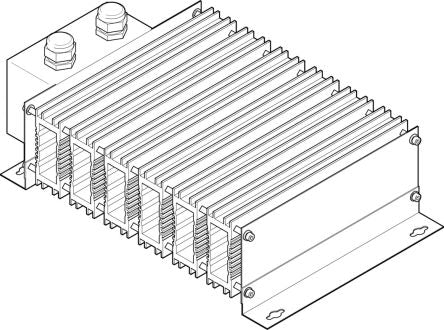 Festo Braking Resistor CACR-KL2 Series Braking Resistor for Use with Servo Drives,CACR-KL2-33-W2400