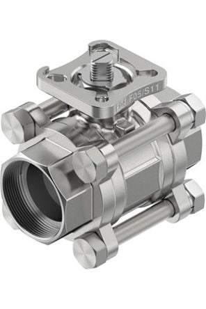 Festo Stainless Steel Flange Welded Ball, NPT 63 bar, Ball Valve