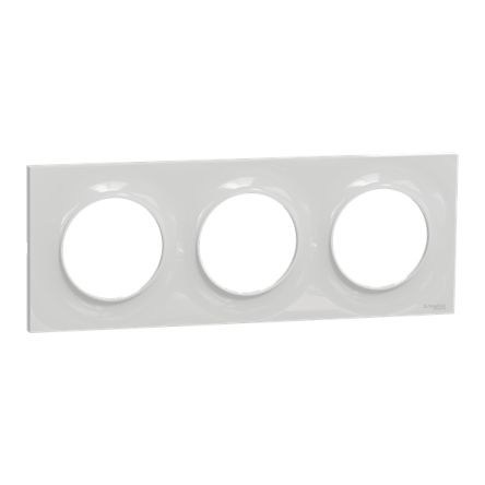 Schneider Electric Grey 3 Gang Cover Plate