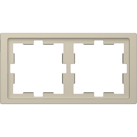 Schneider Electric Brown 2 Gang Frame