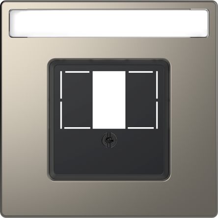Schneider Electric Nickel 2 Gang Cover Plate