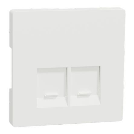 Schneider Electric White 2 Gang Cover Plate