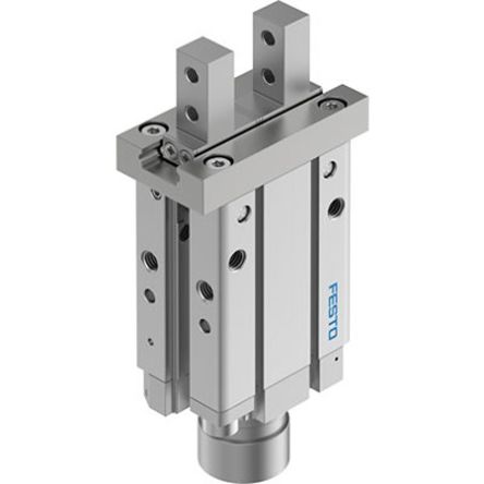 Festo 2 Finger Double Acting Action Pneumatic Gripper, DHPC-25-A-NC-S-2, Parallel Gripping Type