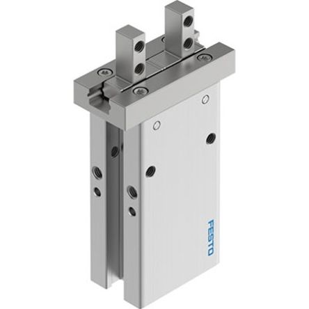 Festo 2 Finger Double Acting Action Pneumatic Gripper, DHPC-L-10-A-NC-S-1, Parallel Gripping Type
