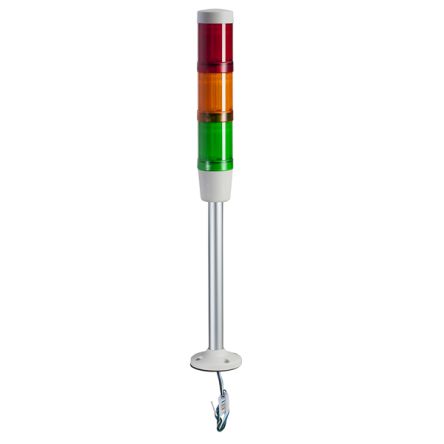 Schneider Electric XVMB2 Series Red, Green, Yellow Signal Tower, 3 Lights 24V Horizontal