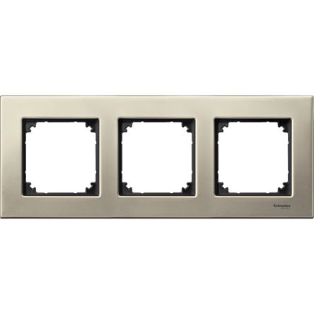 Schneider Electric Brown 3 Gang Light Switch Cover