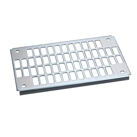 Schneider Electric Galvanised Steel Galvanised Mounting Plate Telequick Perforated Mount Plate, 270mm W, 270 mm L for