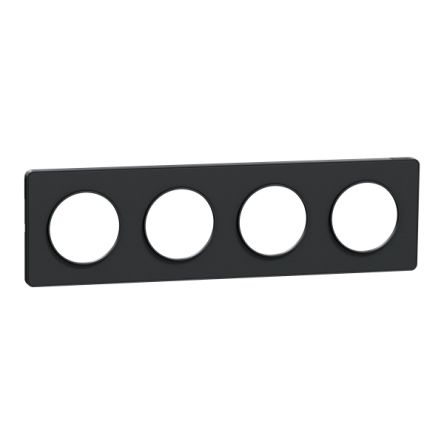 Schneider Electric Anthracite Interface Unit, 4 Gang, Odace 2011