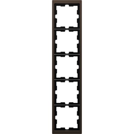 Schneider Electric Brown 5 Gang Light Switch Cover