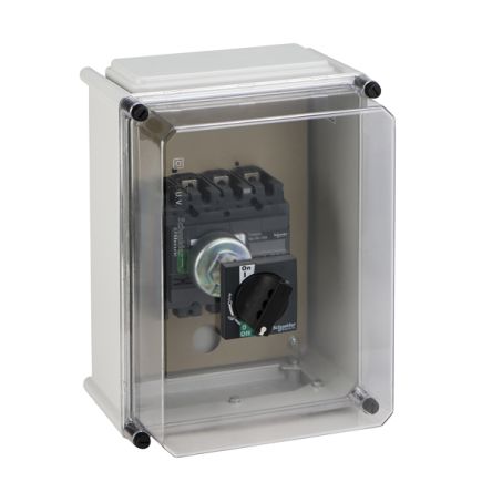 Schneider Electric LV43 Series Black Polyester Enclosure, IP55, IK08 720 mm, 360 mm, 360 mm