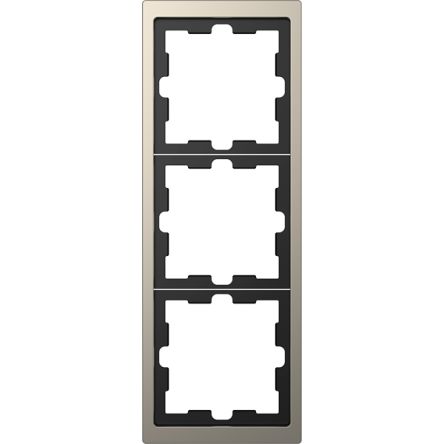 Schneider Electric Nickel 3 Gang Light Switch Cover
