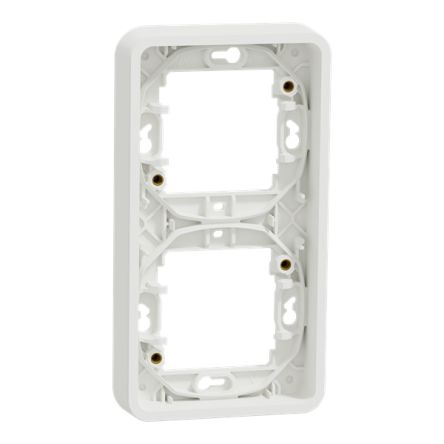 Schneider Electric Mureva Styl White Polycarbonate Back Box, IP55, Flush Mount 19 mm 155mm 19 mm