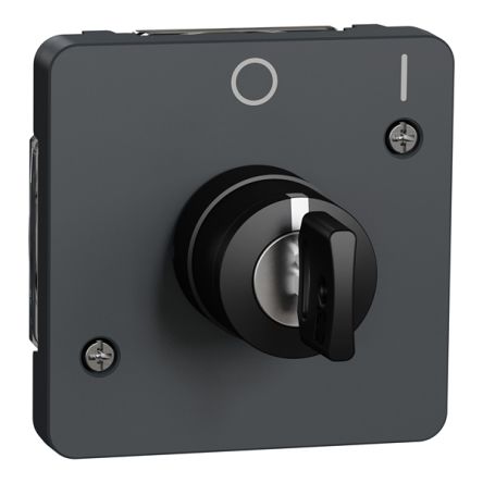Schneider Electric IP55 Key Switch, 1 NO, 3A 3-Way Straight-Key