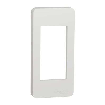 Schneider Electric New Unica Series Polybutylene Terephthalate, Thermoplastic ABS Uv Stabilised Frame for Use with New