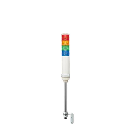 Schneider Electric Harmony XVC6 Series Red, Orange, Green, Blue Signal Tower Buzzer, 4 Lights 240V Tube