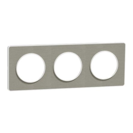 Schneider Electric Grey 3 Gang Cover Plate