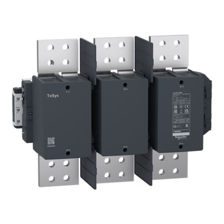 Schneider Electric TeSys F Contactor, 110V Coil, 3-Pole, 1.7 kA, 200 kW 500V, 3 NO, 1kV