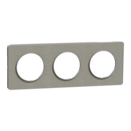 Schneider Electric Grey 3 Gang Cover Plate
