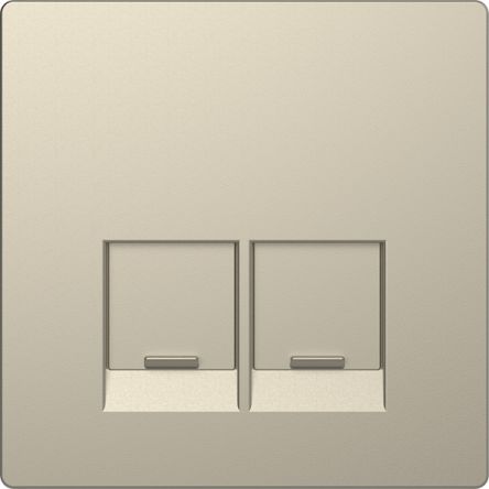 Schneider Electric Brown 2 Gang Cover Plate
