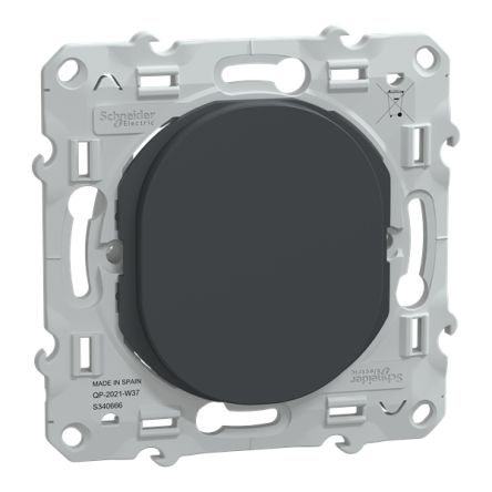 Schneider Electric Lighting Cover for use with Ovalis C, 71mm Width, Screw Fixing, 71 mm