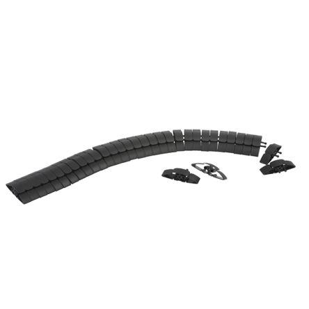 Schneider Electric Unica System+ Black, W90mm x D24 mm, L1000 mm, Plastic