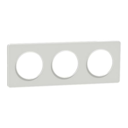 Schneider Electric Lighting Cover for use with Odace, 227mm Width, Clip Fixing, 85 mm