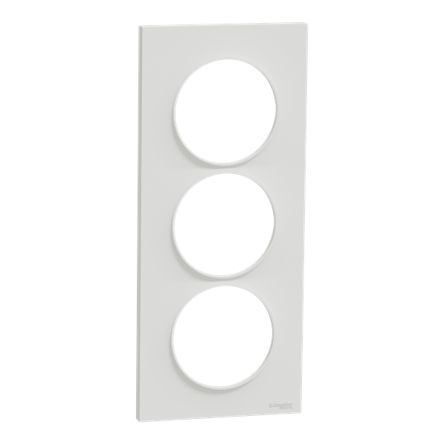 Schneider Electric White 3 Gang Cover Plate