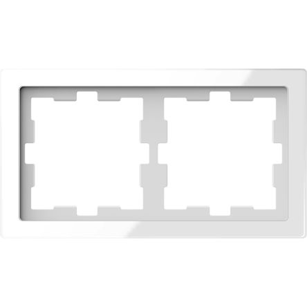 Schneider Electric White 2 Gang Frame
