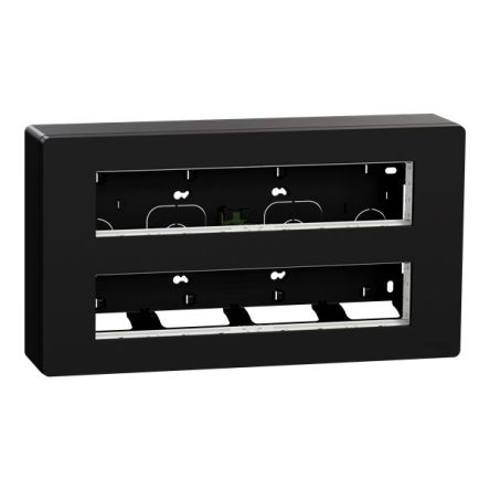 Schneider Electric New Unica Anthracite ABS Back Box Mounting Frame, Surface Mount 165 mm 300mm 60 mm