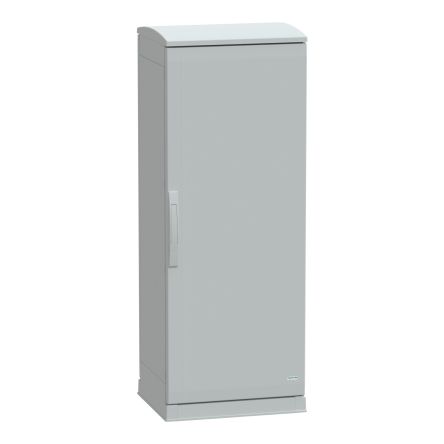 Schneider Electric NSY Series Fibreglass Double Reinforced Polyester 1-Door Floor Standing Enclosure, Opaque Door, IP44
