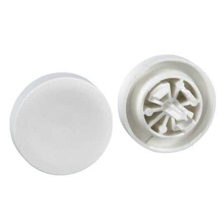 Schneider Electric ZBL Series White Rotary Push Button Head, 22 mm Cutout