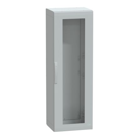 Schneider Electric PanelSeT Series Fibreglass Reinforced Polyester 1-Door Floor Standing Enclosure, Plain Door, IP65 420