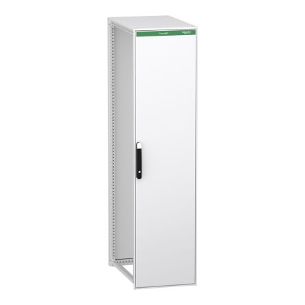 Schneider Electric PrismaSeT HD Series Sheet Steel, Galvanised Steel 2-Door Floor Standing Enclosure, Single Door Door,