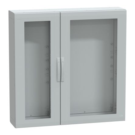 Schneider Electric PanelSeT Series Fibreglass Reinforced Polyester 2-Door Floor Standing Enclosure, Plain Door, IP65 320