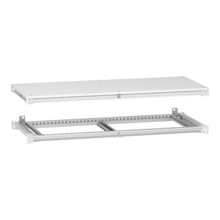 Schneider Electric PrismaSeT HD Series RAL 9003 Steel Enclosure Chassis & Frames, 110 mm H, 1200mm W, 500 mm D, 1200 mm