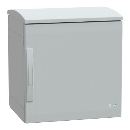 Schneider Electric PanelSeT Series Fibreglass Reinforced Polyester 1-Door Floor Standing Enclosure, Plain Door, IP44 420